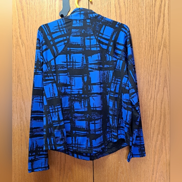 Blue and Black Patterned Jacket - Picture 3 of 3